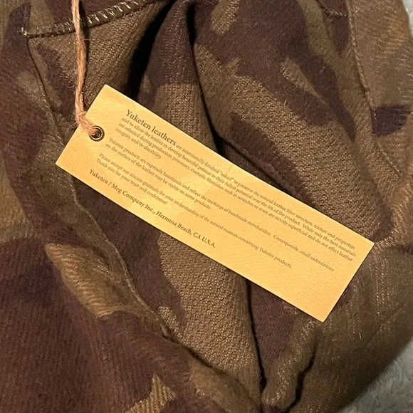 Yuketen Fleece Dust Boot Carry Bag Camo new Drawstring - Picture 6 of 8